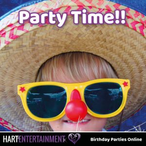 Birthday Parties Online - Party Time!
