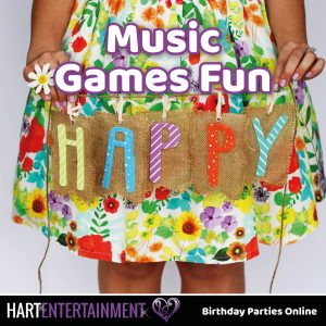 Birthday Parties Online - Music, games, fun